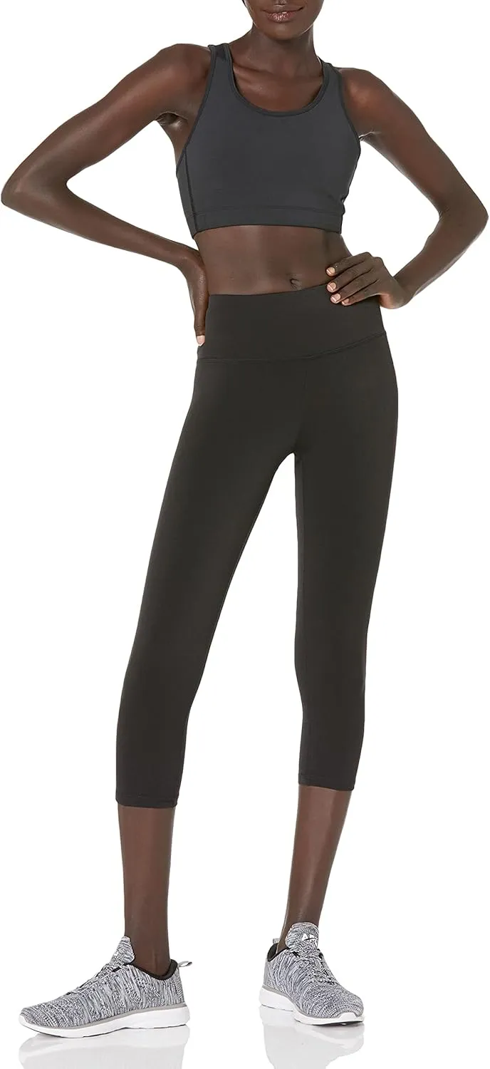 Amazon Essentials Women's Performance Mid-Rise Capri Active Legging