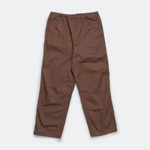 Basic Twill Easy Trousers - Brown