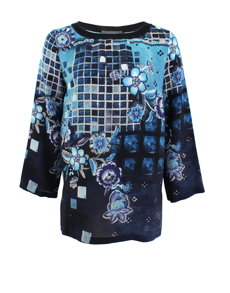 Bateau Neck Tunic Top