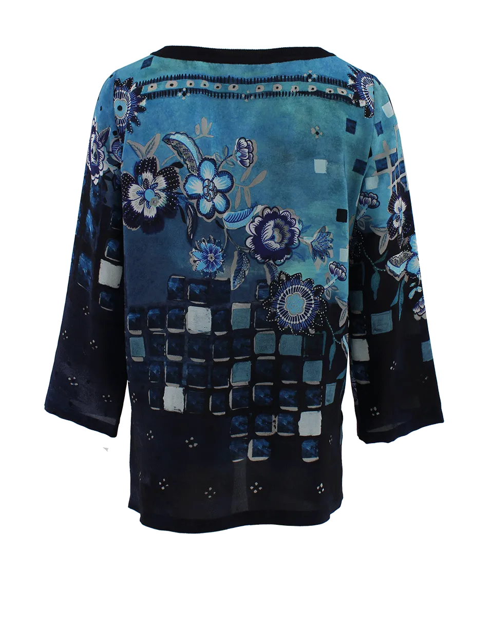 Bateau Neck Tunic Top