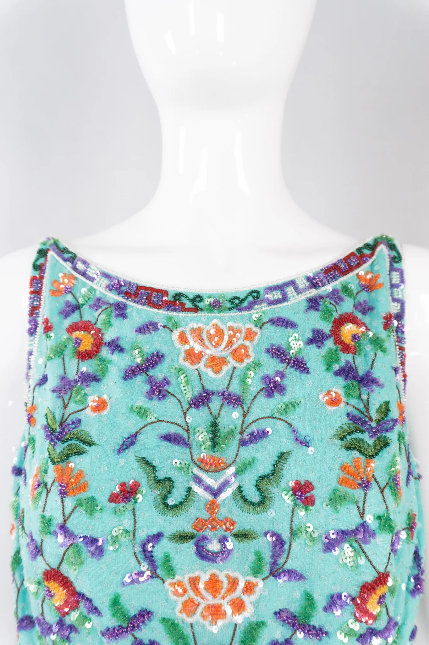 Beaded Boxy Crop Top