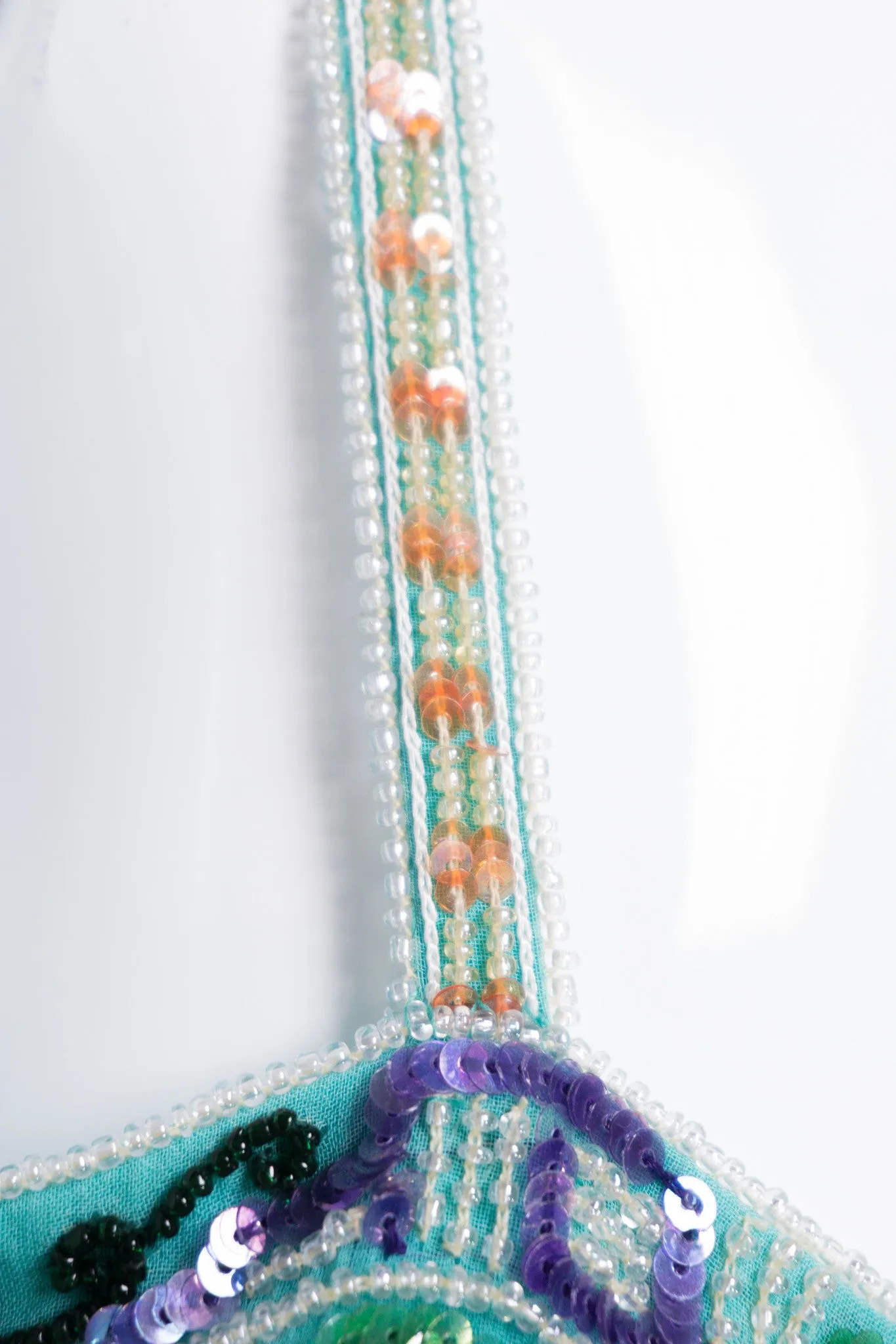 Beaded Boxy Crop Top