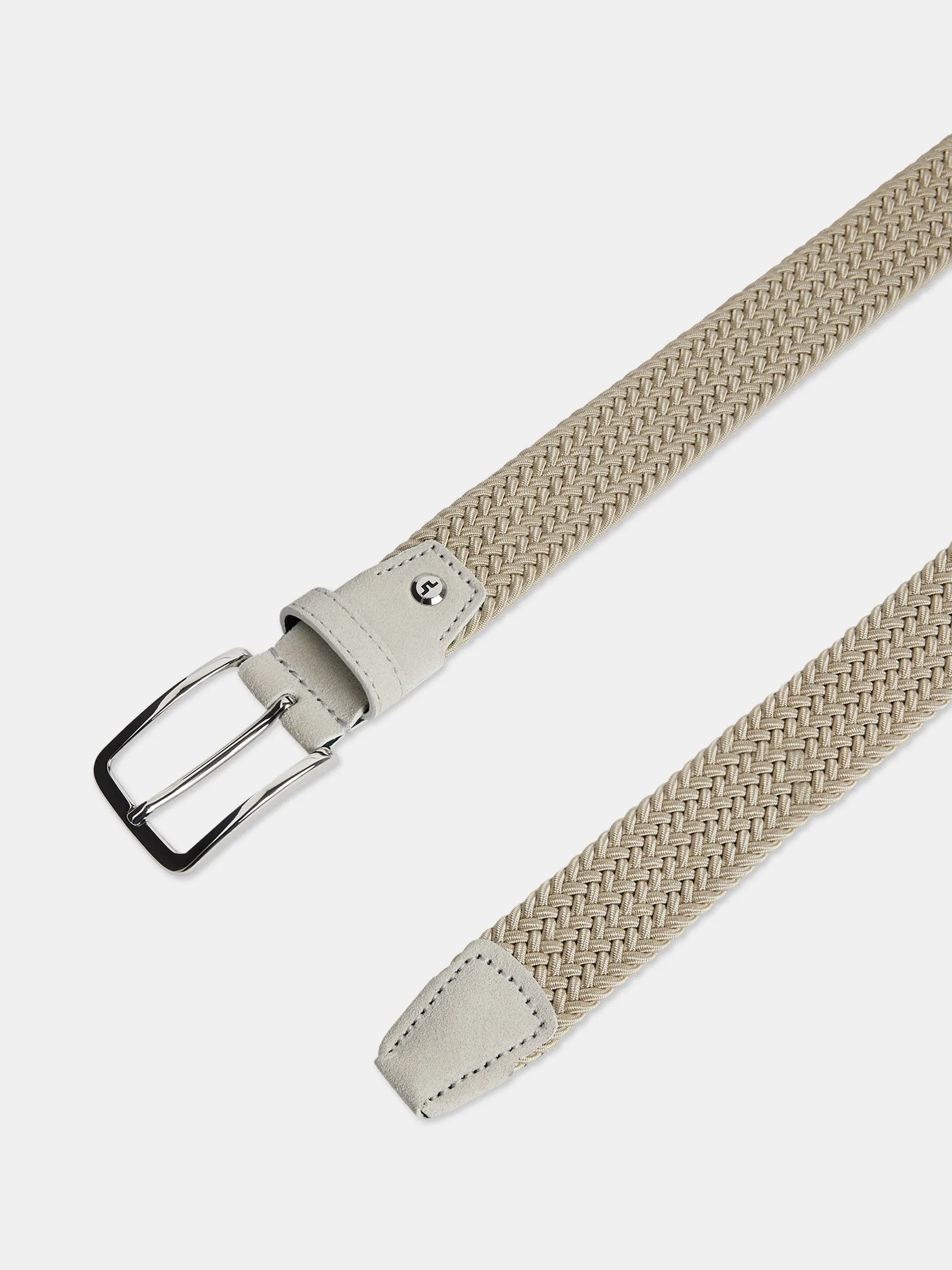 Ben Braided Elastic Belt / Moonbeam