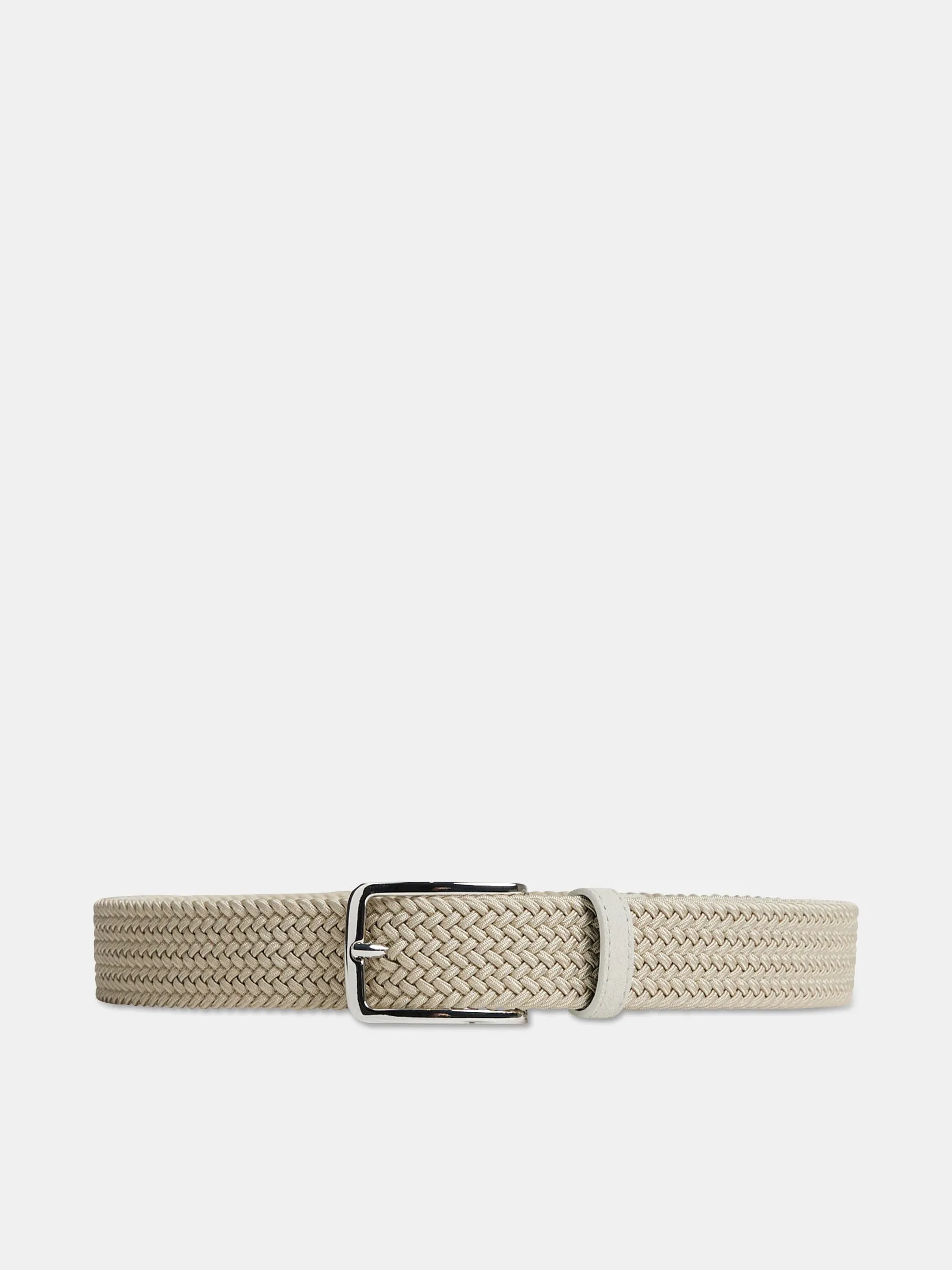 Ben Braided Elastic Belt / Moonbeam