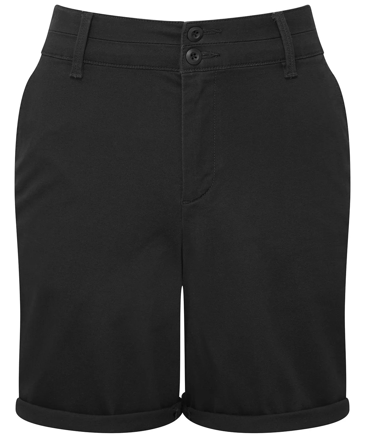 Black - Women’s lightweight chino shorts