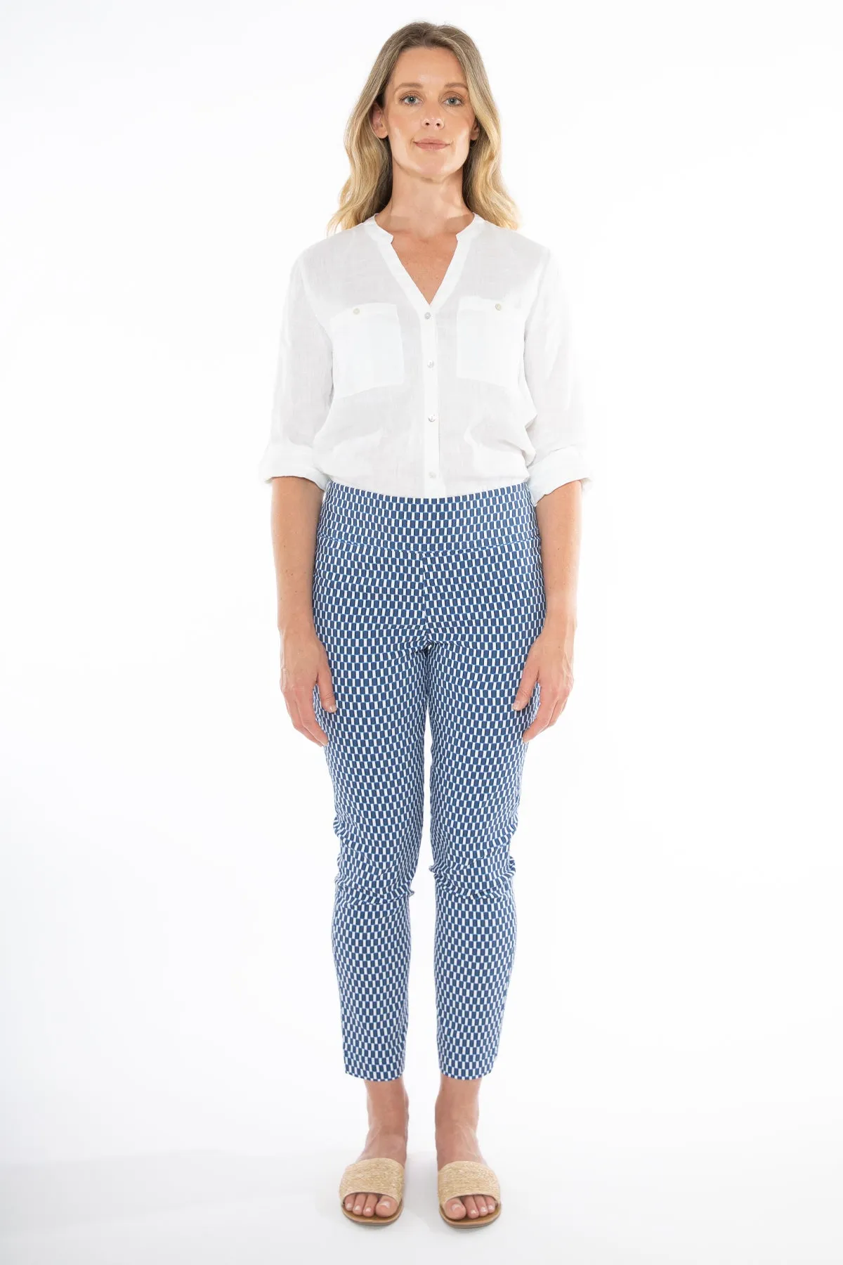 Blue Geo Benga Pant - JUMP