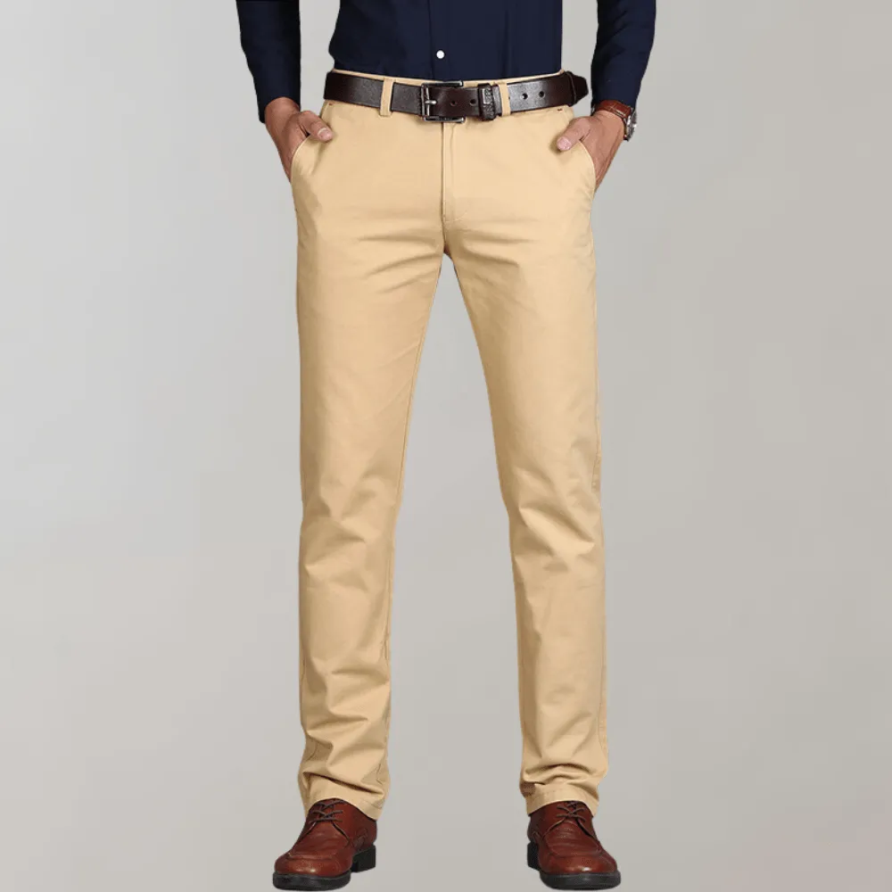 Broderick - Chino Trousers - Classic - High Quality Materials - Daily Use