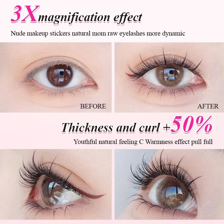 Buy 1 Get 1 FreeWaterproof Glue-free Realistic False Eyelashes