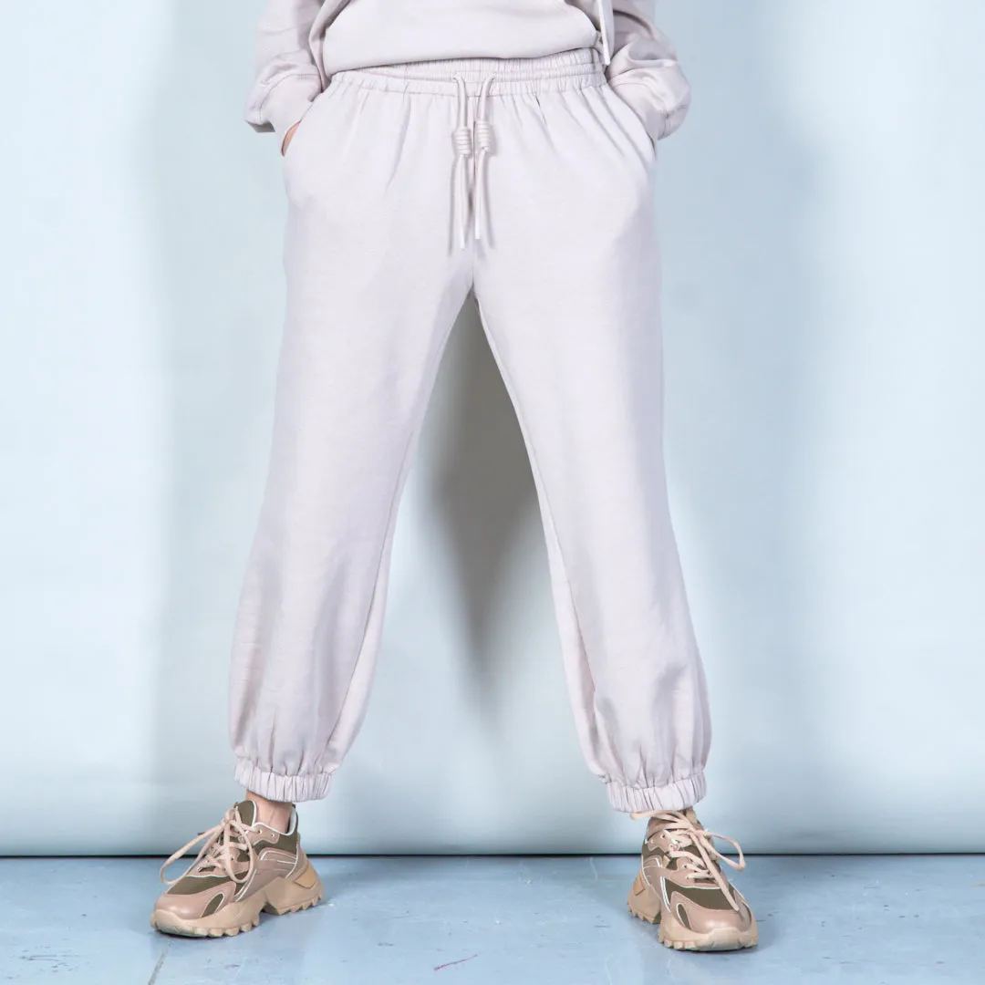 Elasticated jogger pants with drawstring wholesale