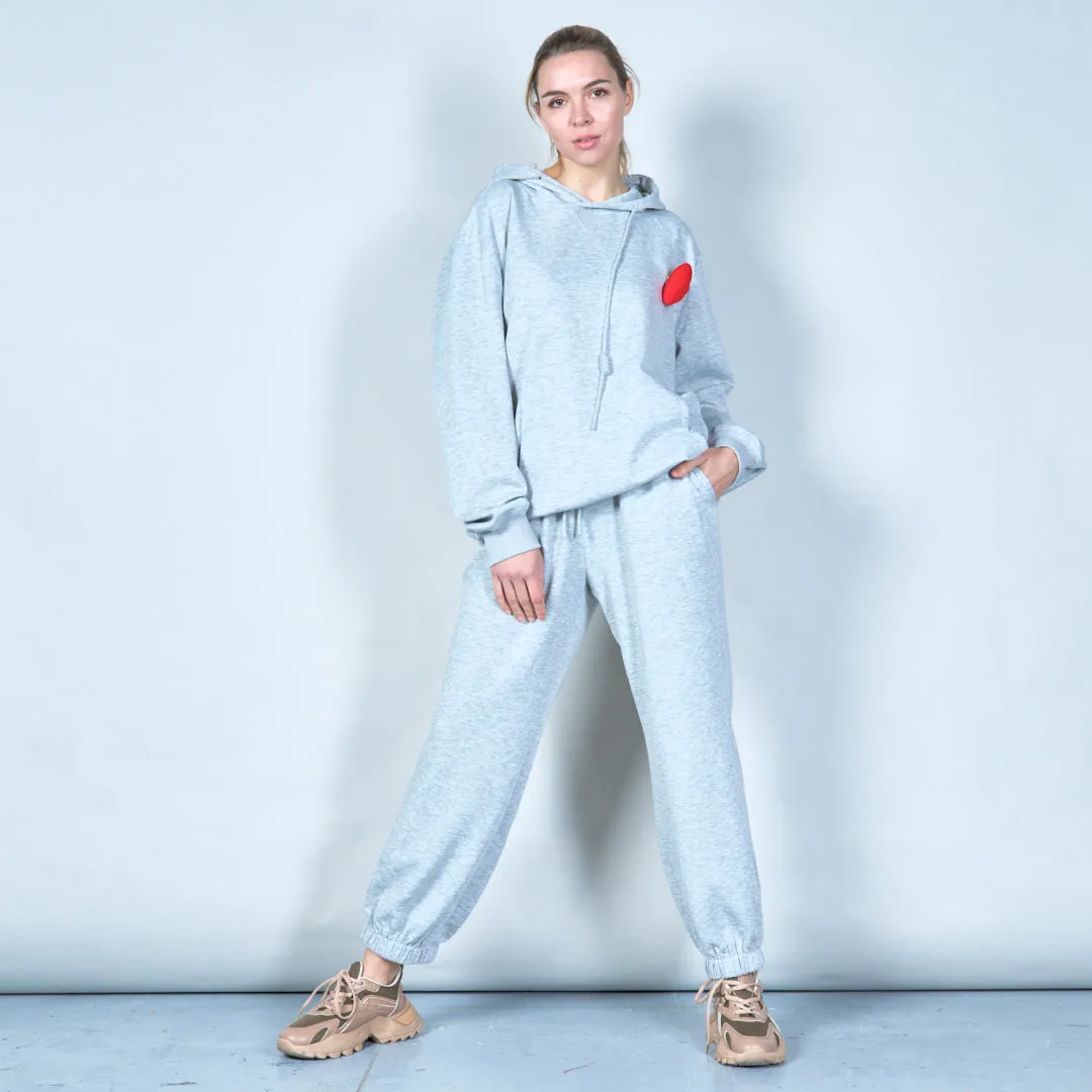 Elasticated jogger pants with drawstring wholesale