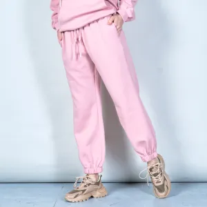 Elasticated jogger pants with drawstring wholesale