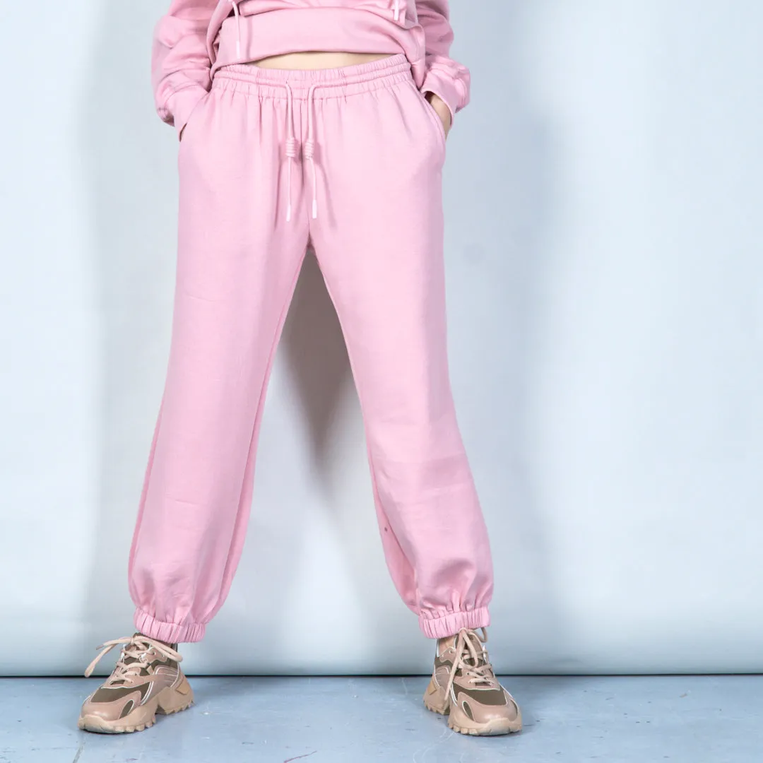 Elasticated jogger pants with drawstring wholesale
