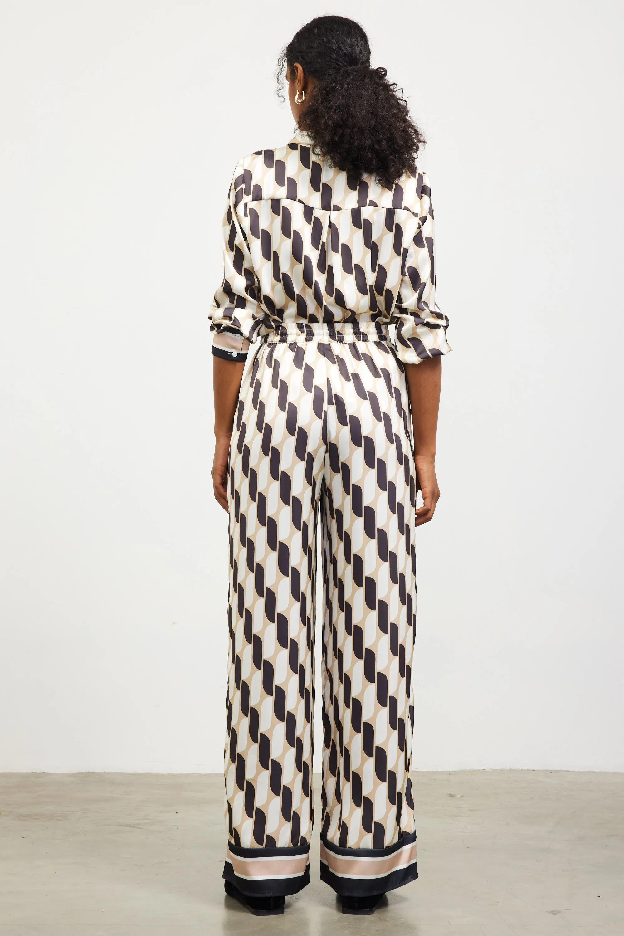Euclid Wide-Leg Pajama Pants