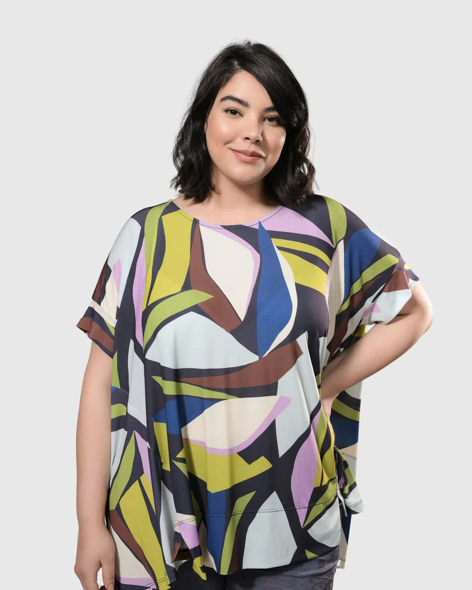 Gretchen Trapeze Top, Abstract