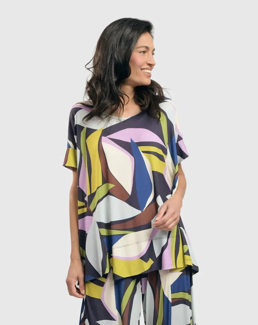 Gretchen Trapeze Top, Abstract