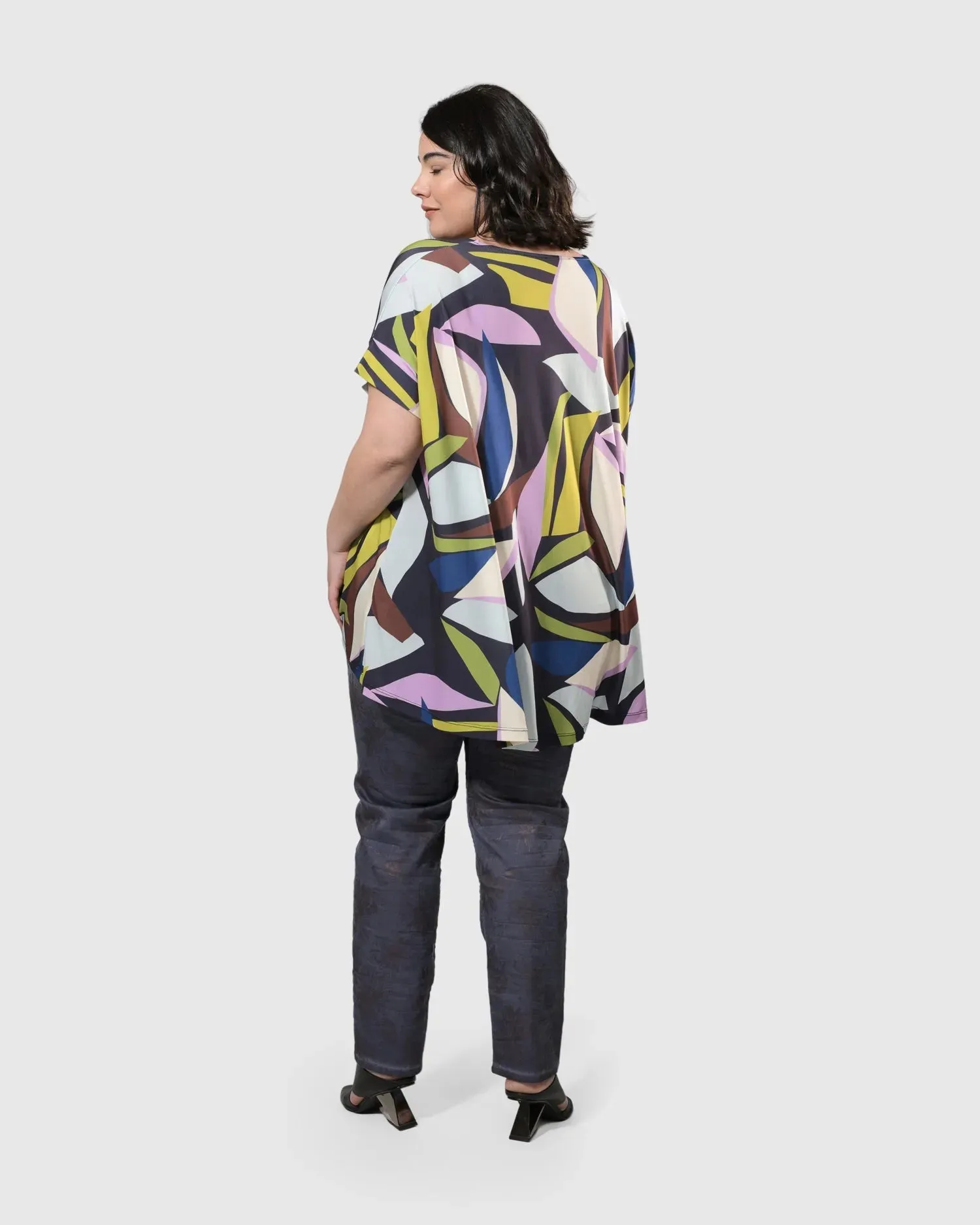 Gretchen Trapeze Top, Abstract