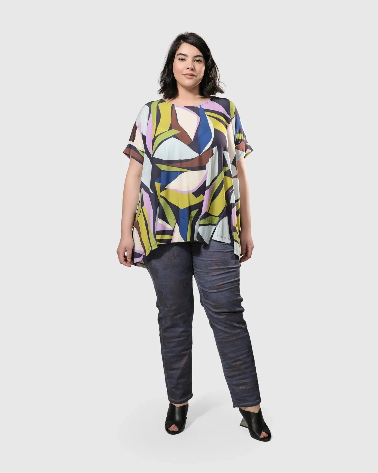 Gretchen Trapeze Top, Abstract