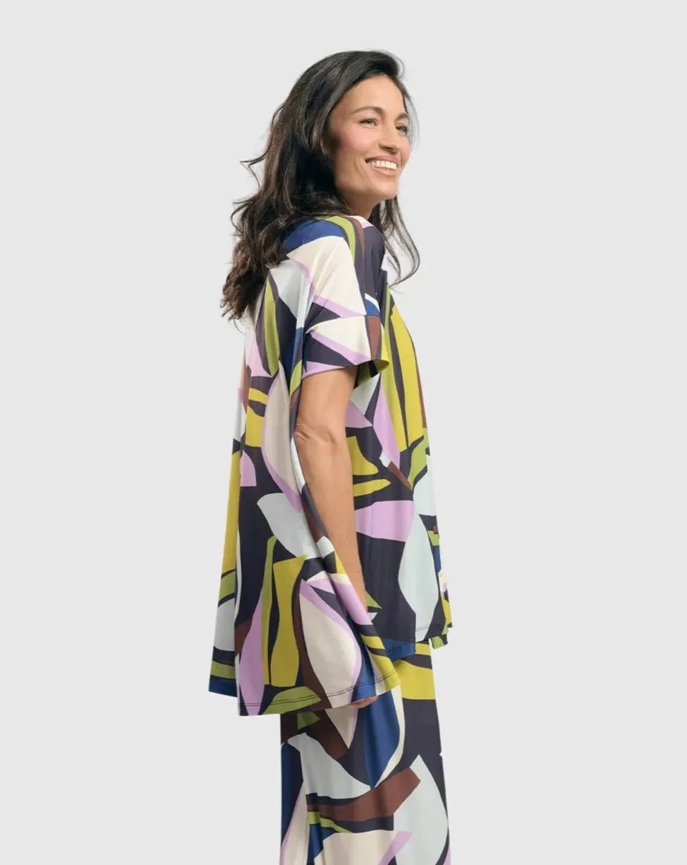 Gretchen Trapeze Top, Abstract