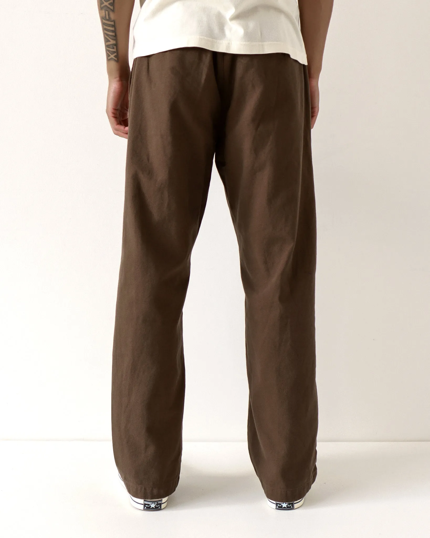 House Trouser - Brown Panama Twill