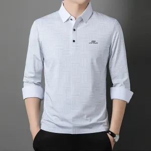 Men's Long Sleeve Wrinkle Free Casual Shirt（50% OFF）