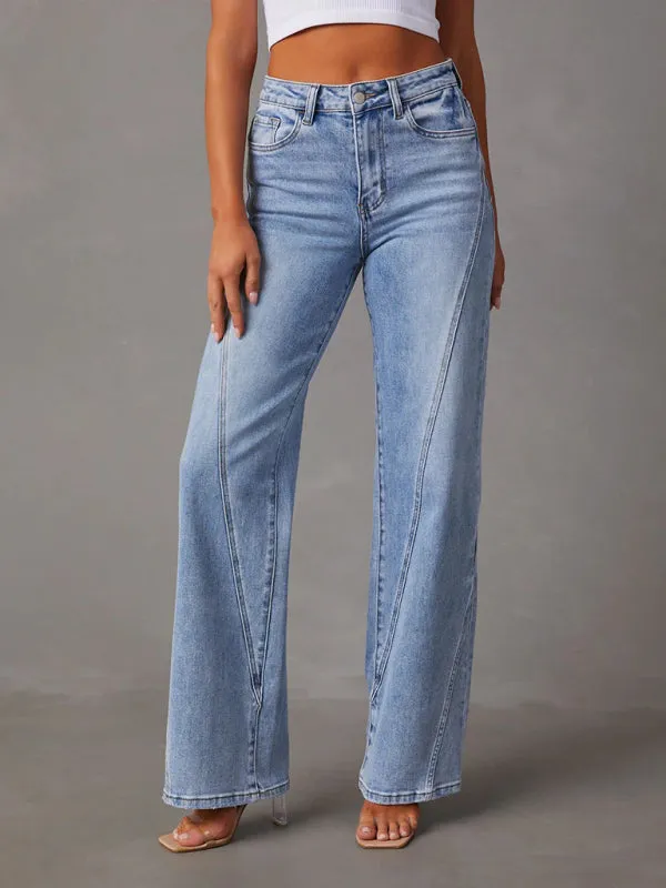 New style Comfortable Loose Wide Leg Jeans