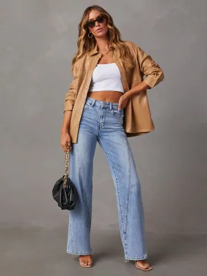 New style Comfortable Loose Wide Leg Jeans