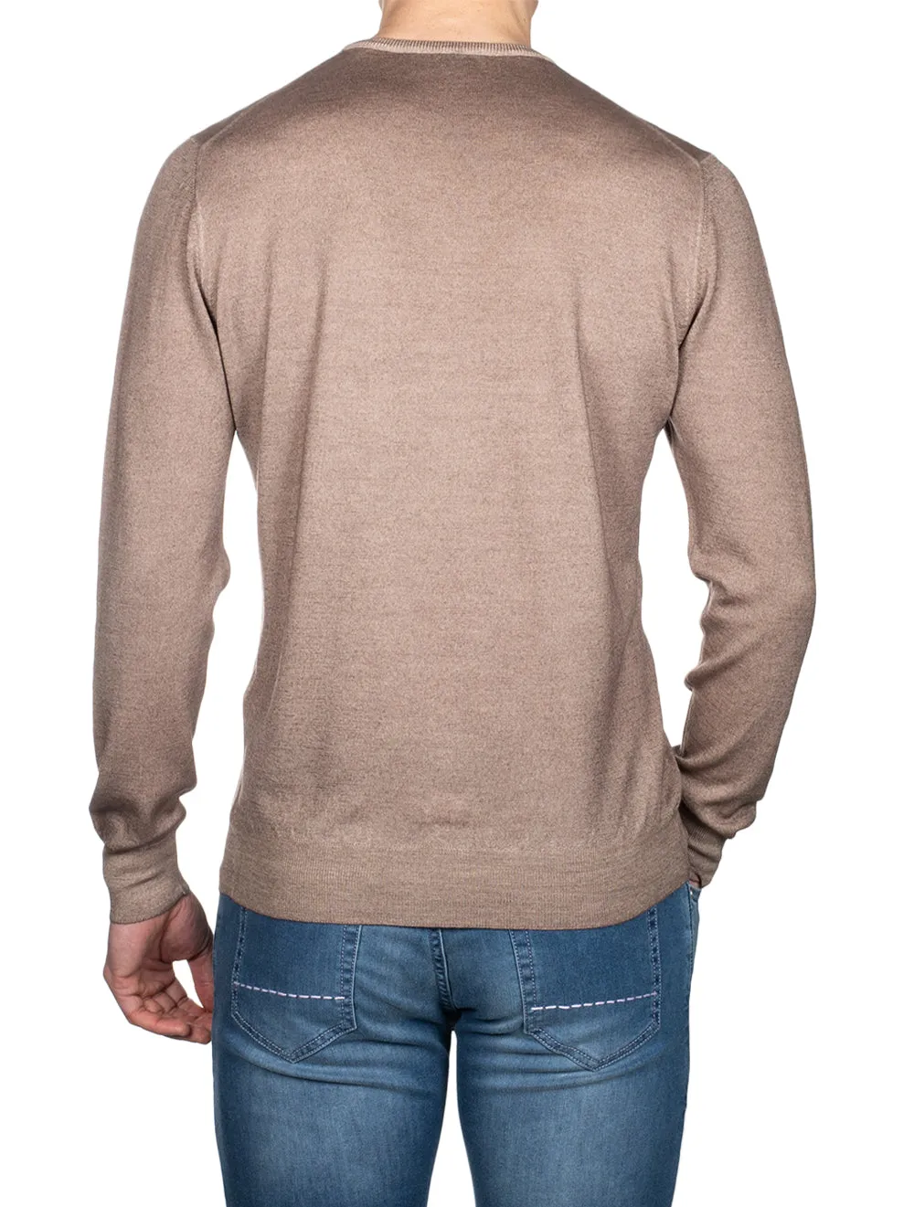 Paricollo Crew Neck Beige