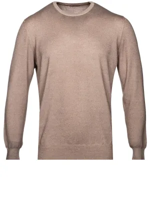 Paricollo Crew Neck Beige