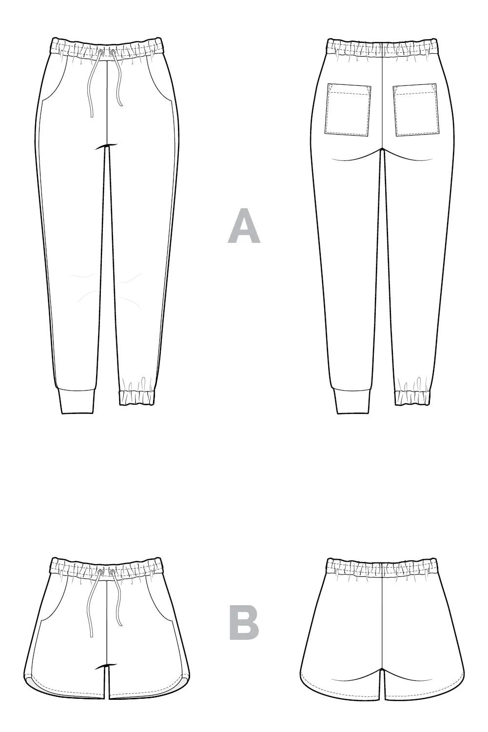 Plateau Joggers Pattern
