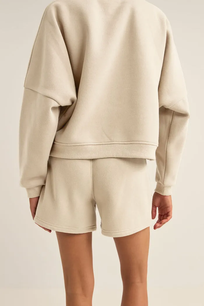 Rhythm Logo Fleece Shorts - OAT