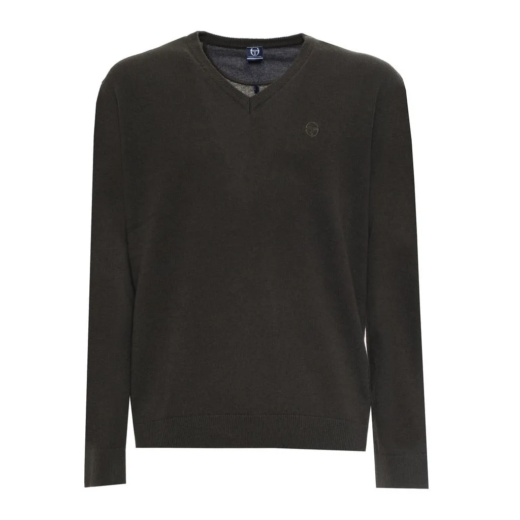 Sergio Tacchini Men's Wool V-Neck Sweater - Stylish Comfort