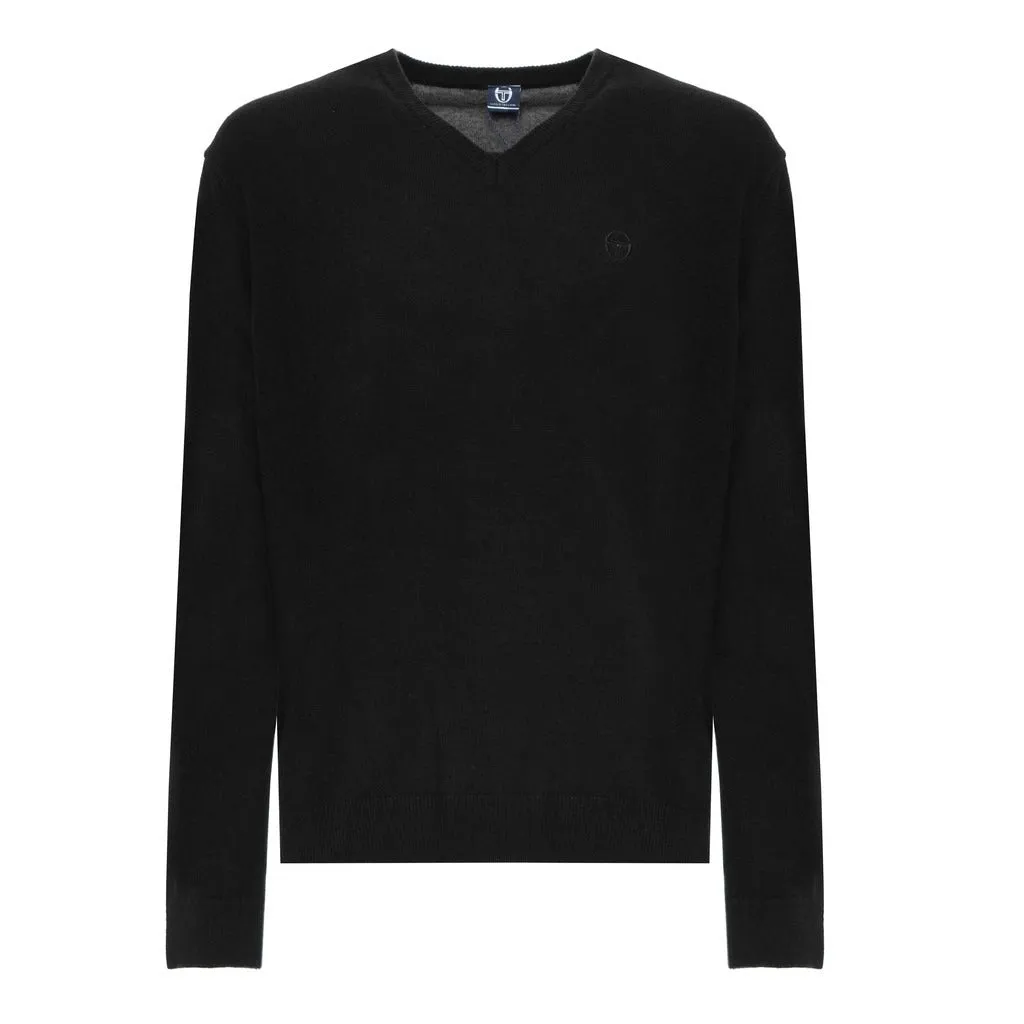 Sergio Tacchini Men's Wool V-Neck Sweater - Stylish Comfort