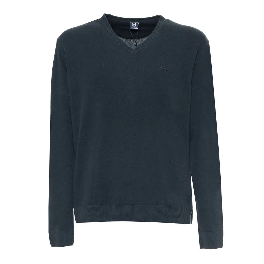 Sergio Tacchini Men's Wool V-Neck Sweater - Stylish Comfort