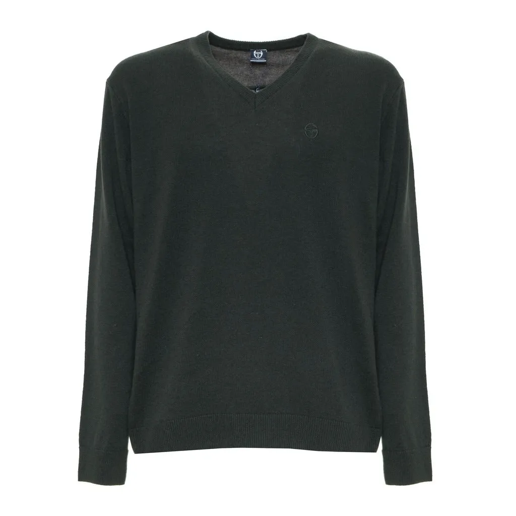 Sergio Tacchini Men's Wool V-Neck Sweater - Stylish Comfort