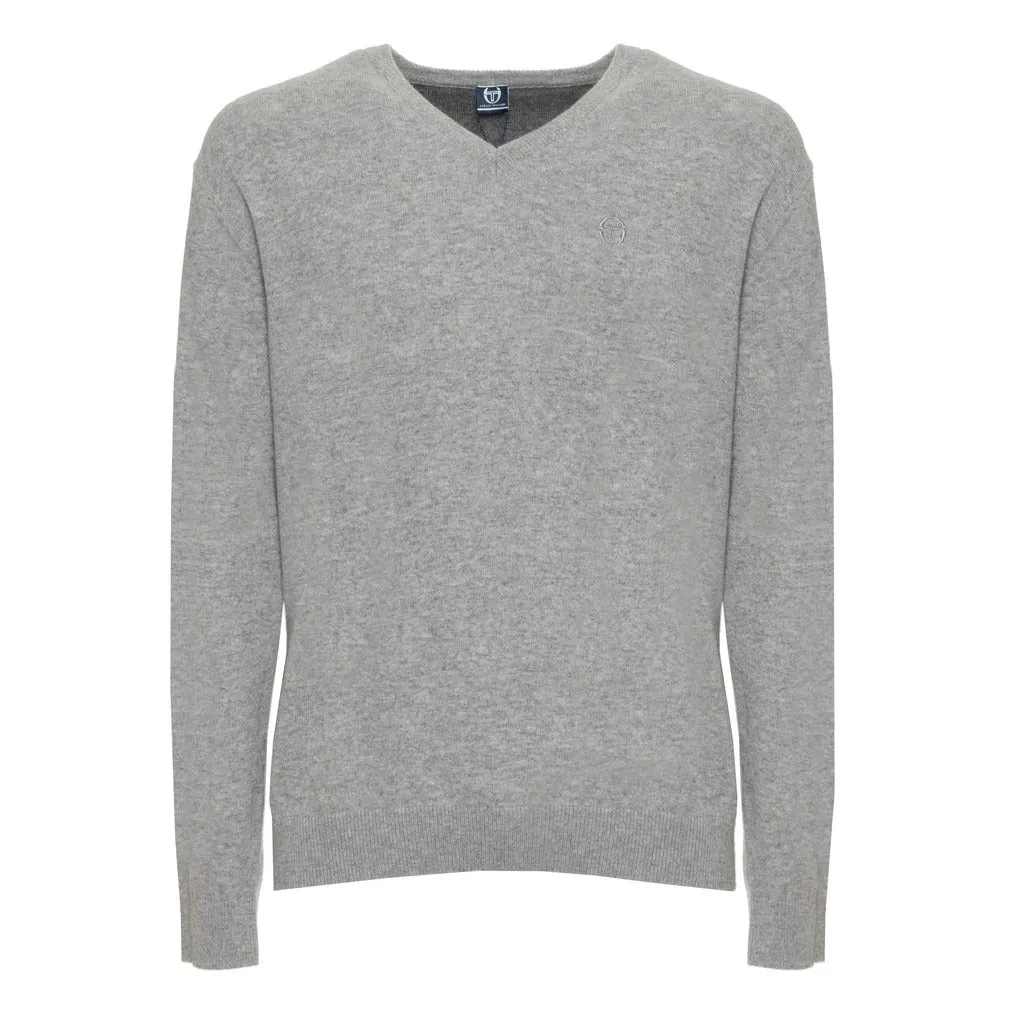 Sergio Tacchini Men's Wool V-Neck Sweater - Stylish Comfort
