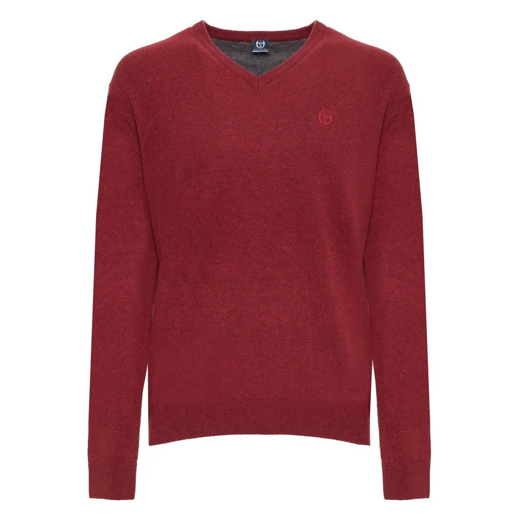 Sergio Tacchini Men's Wool V-Neck Sweater - Stylish Comfort