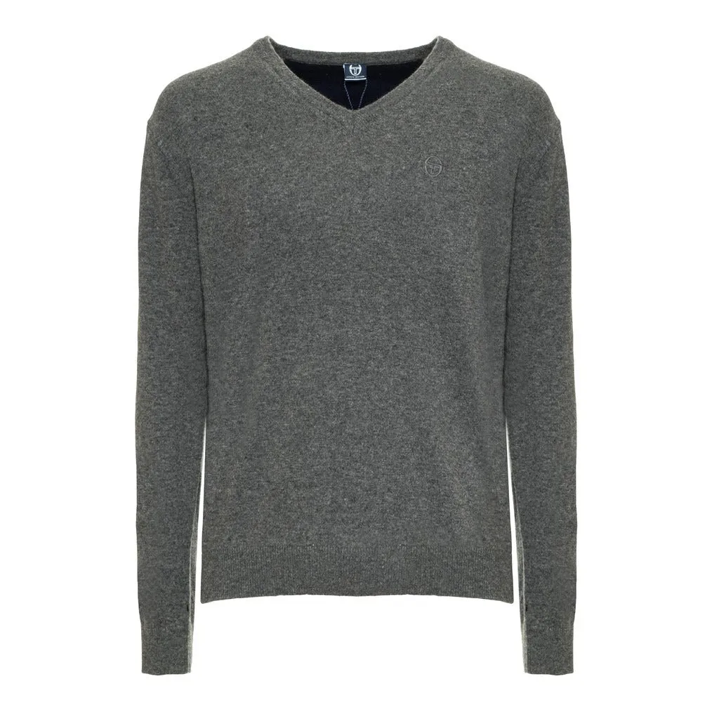 Sergio Tacchini Men's Wool V-Neck Sweater - Stylish Comfort