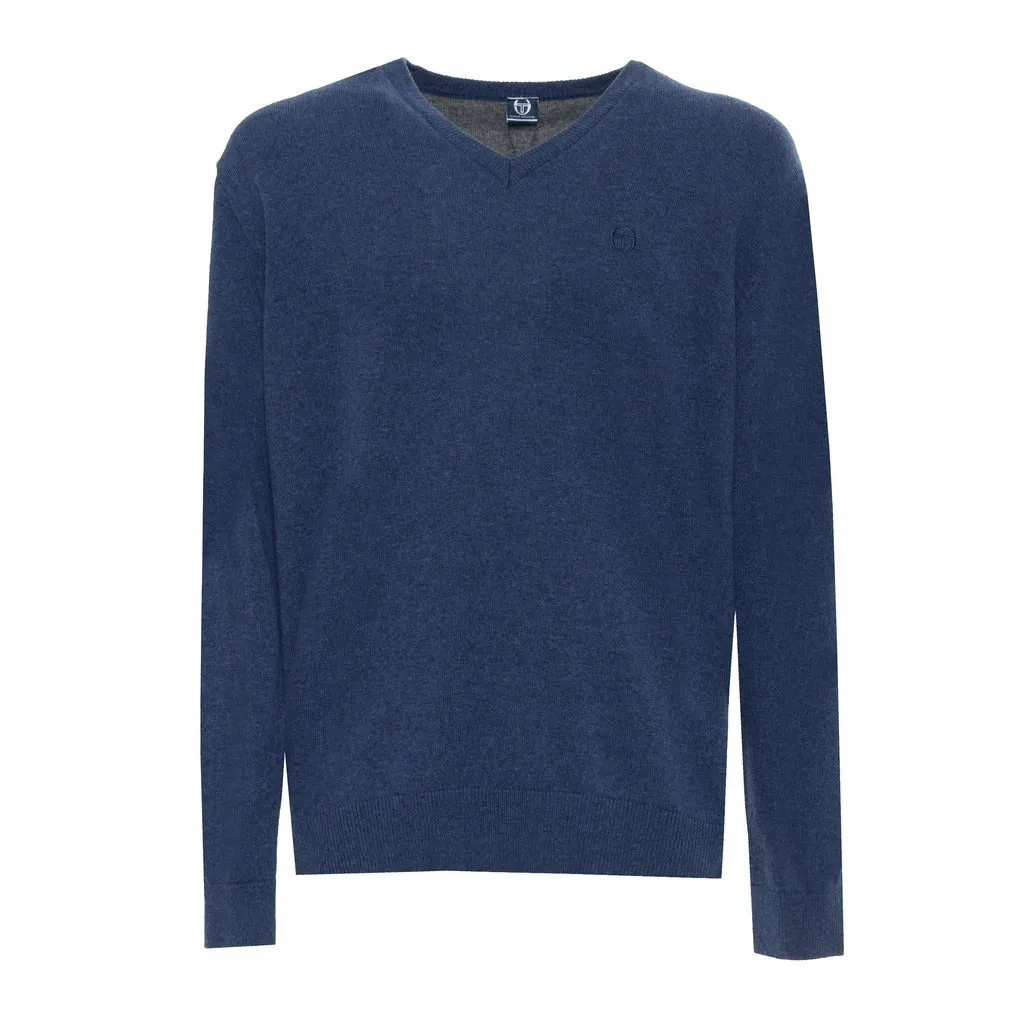 Sergio Tacchini Men's Wool V-Neck Sweater - Stylish Comfort
