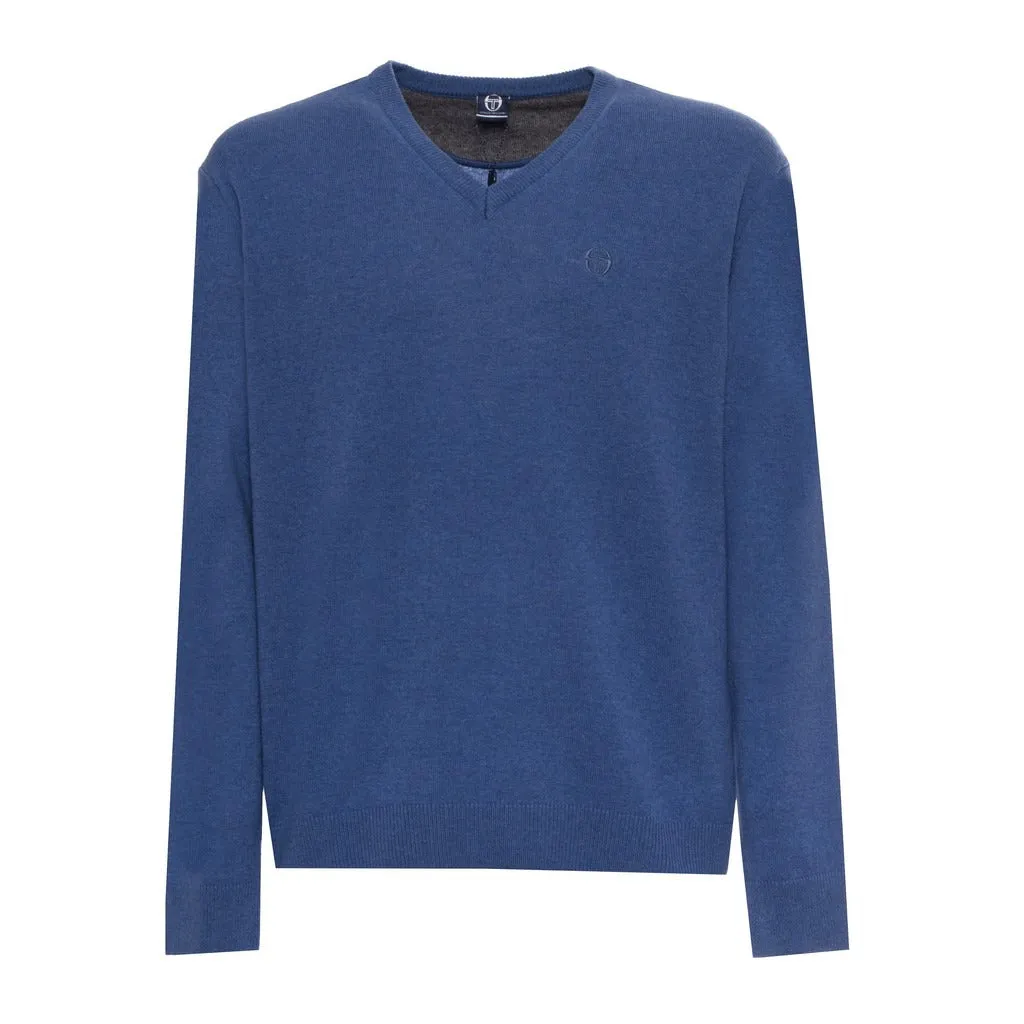 Sergio Tacchini Men's Wool V-Neck Sweater - Stylish Comfort