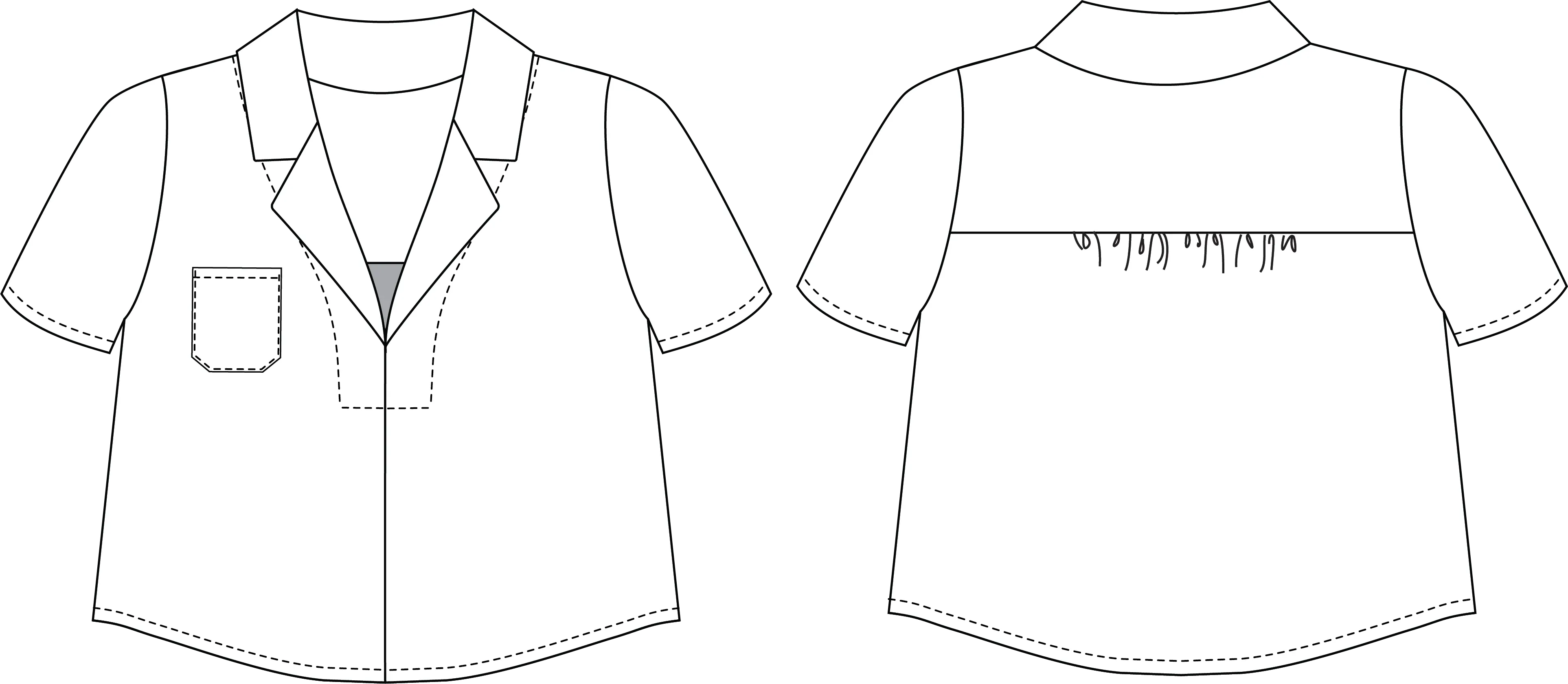 Sewing Kit - The Donny Shirt in Pebbles Organic Cotton