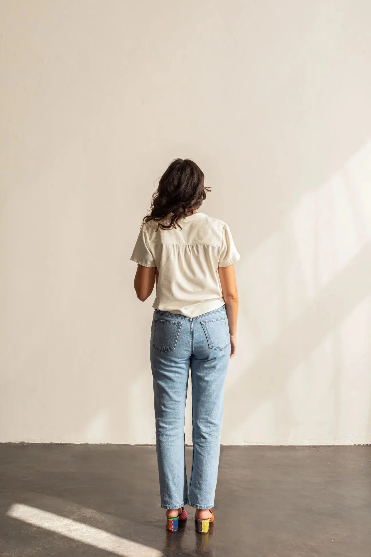 Sewing Kit - The Donny Shirt in Pebbles Organic Cotton