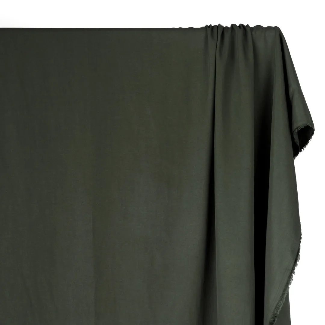 Slubby Lyocell Linen Twill - Jasper