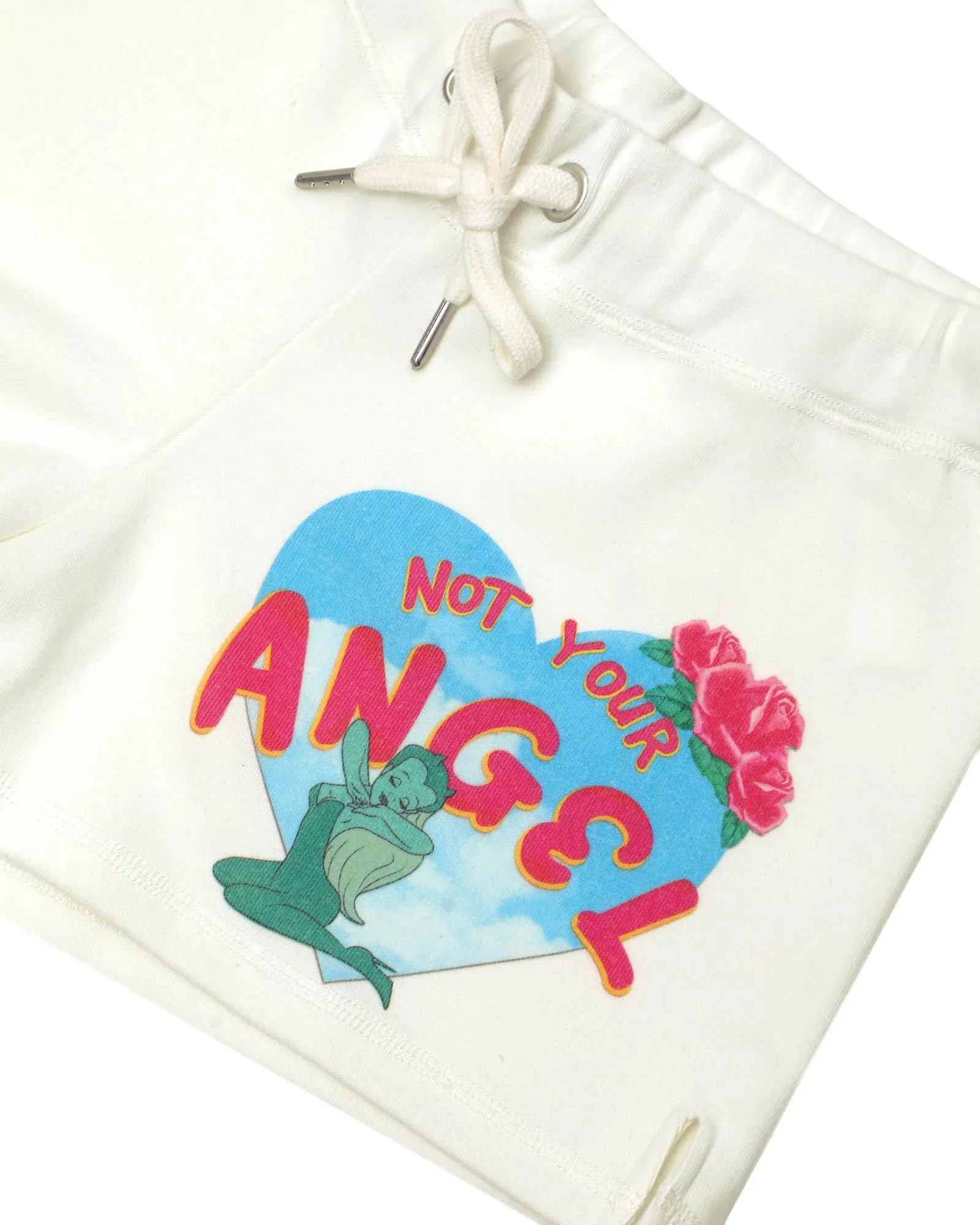 Sorry Siren Cream Shorts