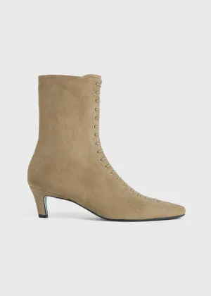 Suede lace-up boots desert