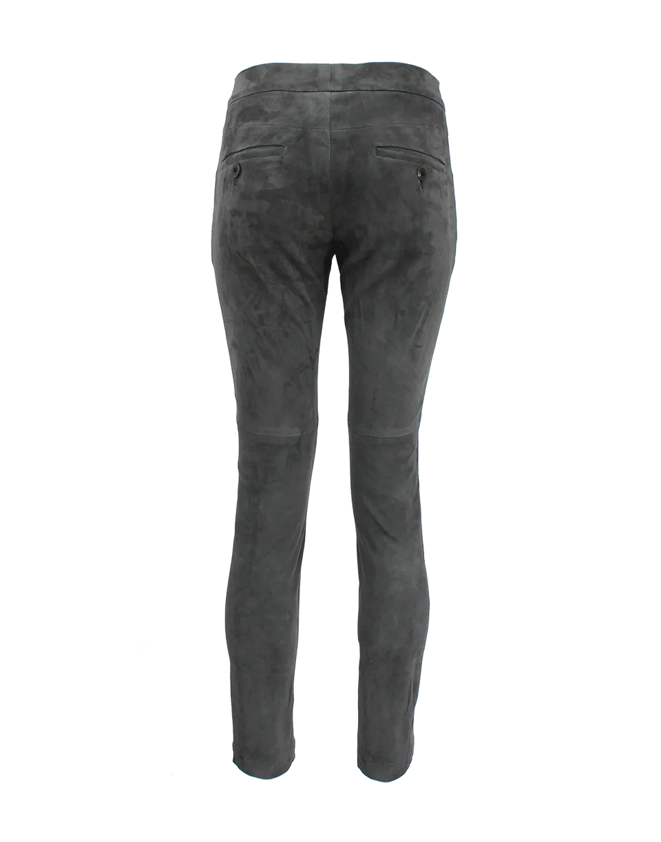 Suede Trouser