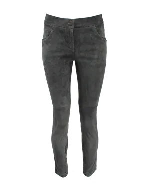 Suede Trouser