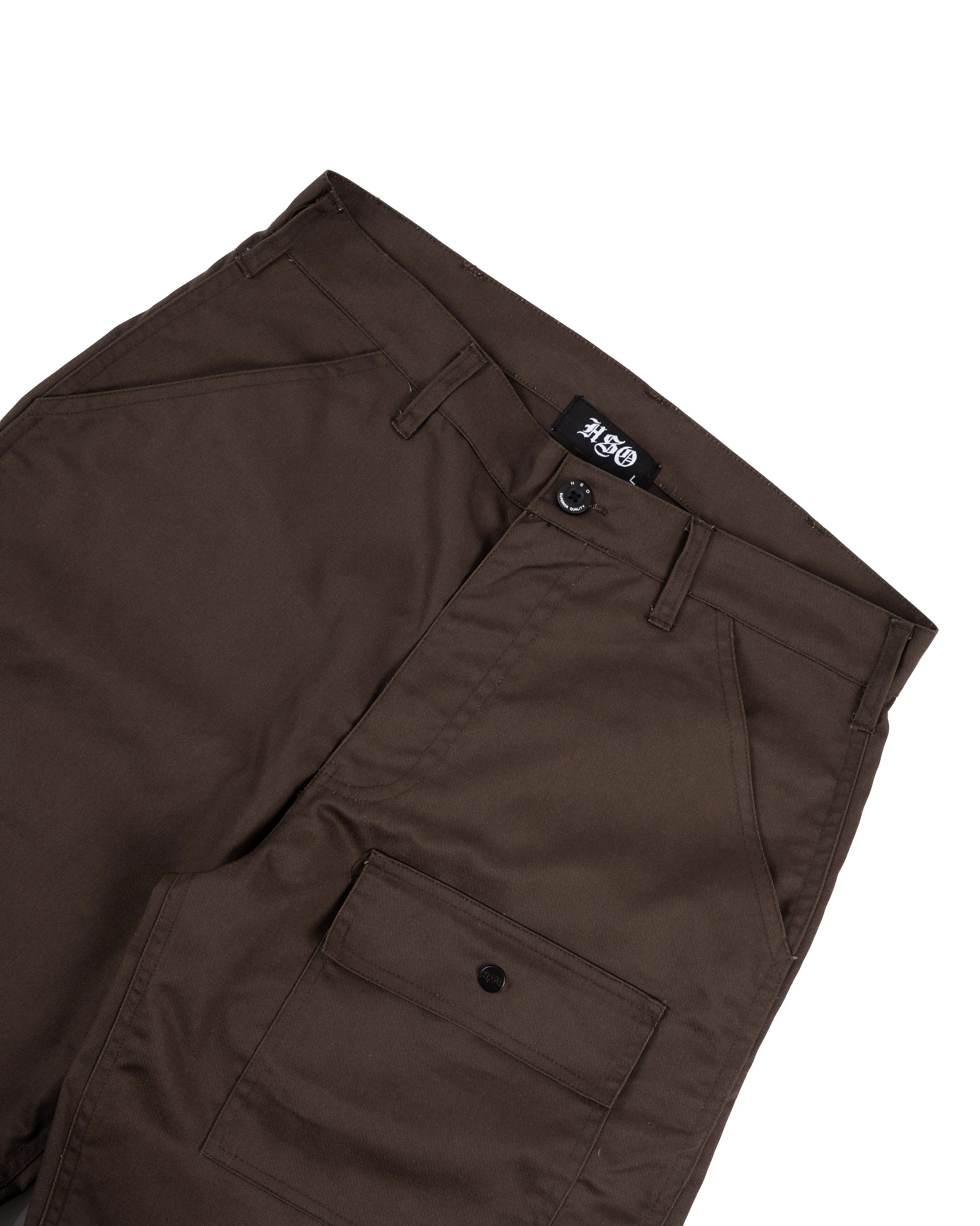 TWILL WORK PANTS IN BROWN