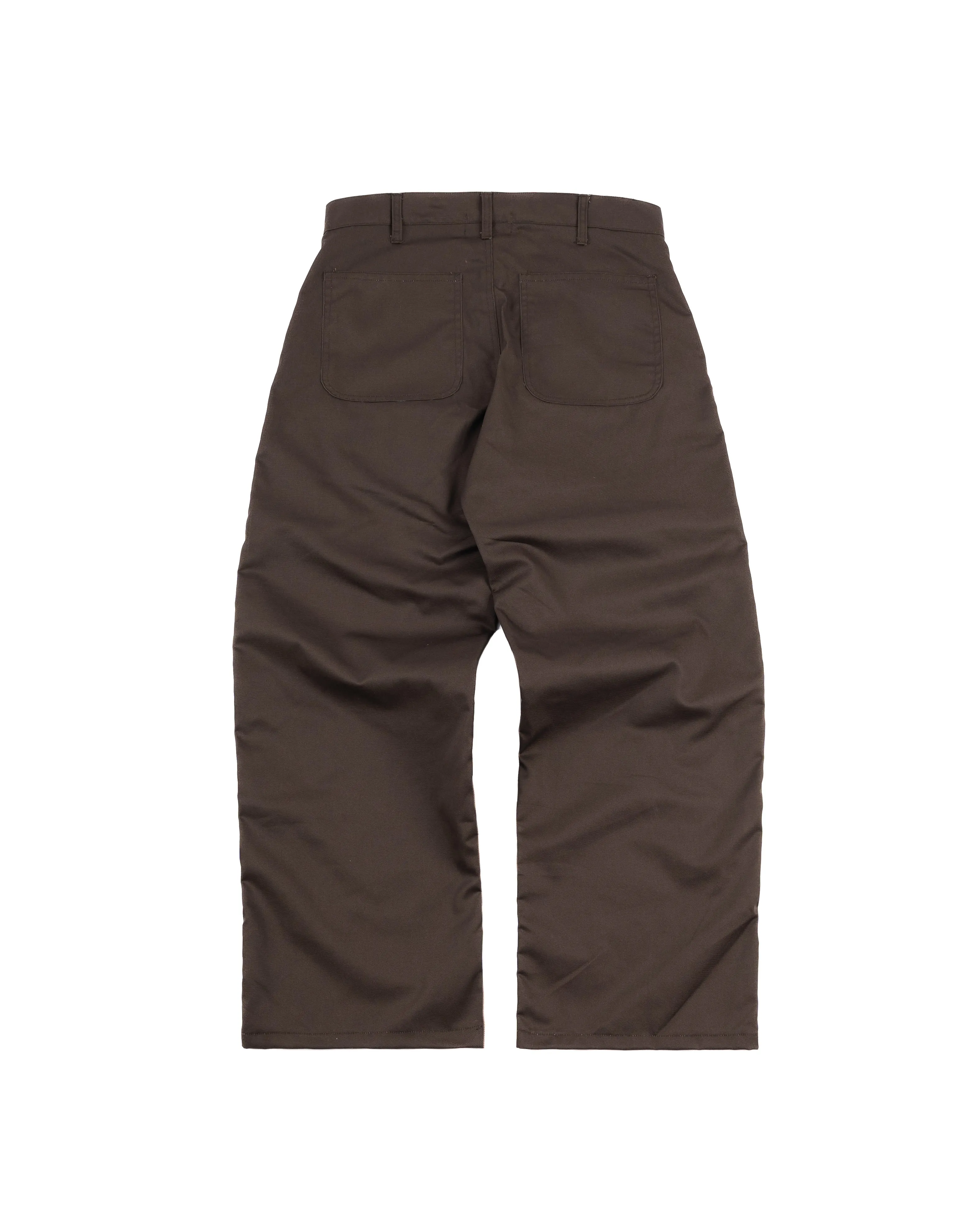TWILL WORK PANTS IN BROWN