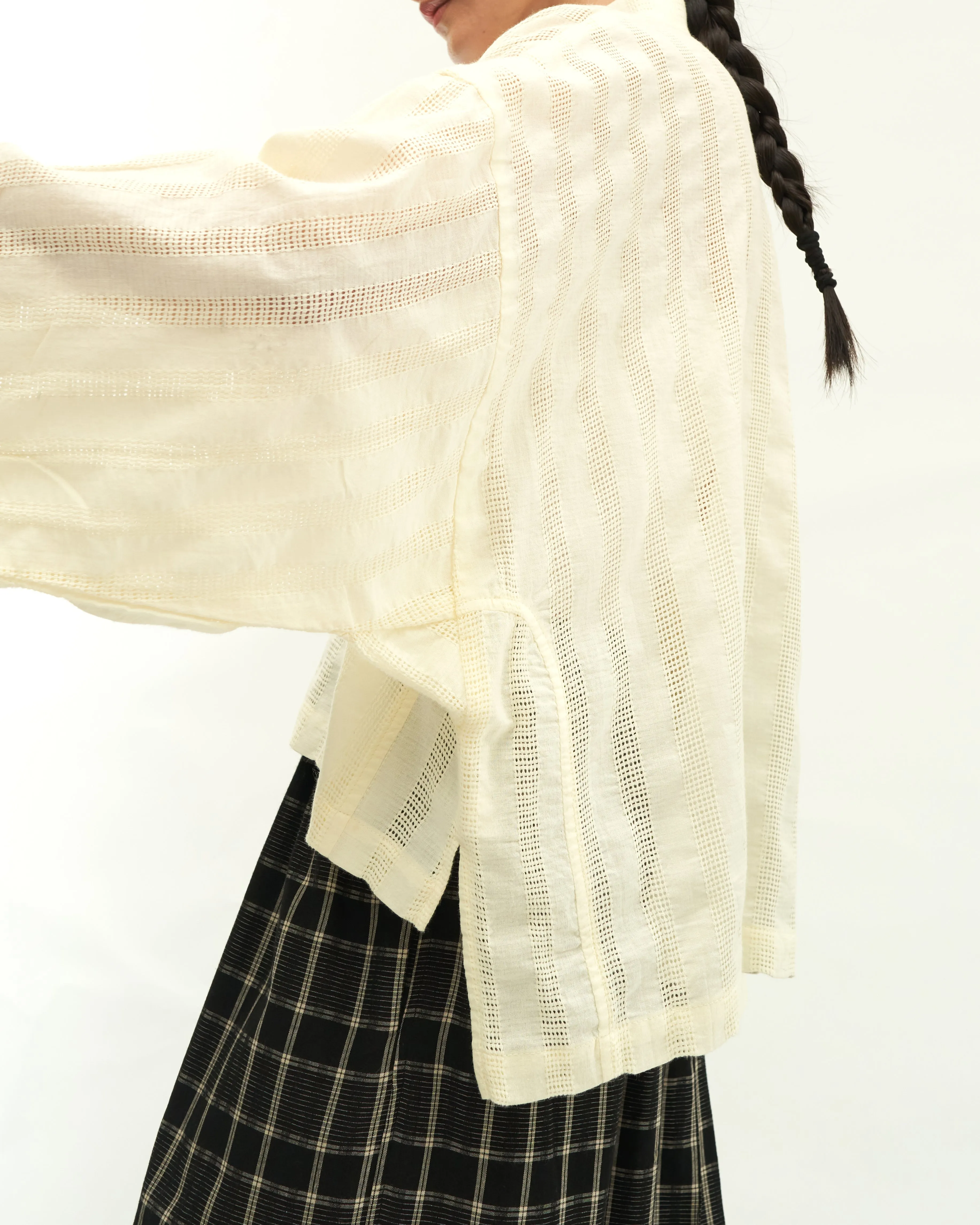 Women: Tàiyáng Boxy Top (Beige)