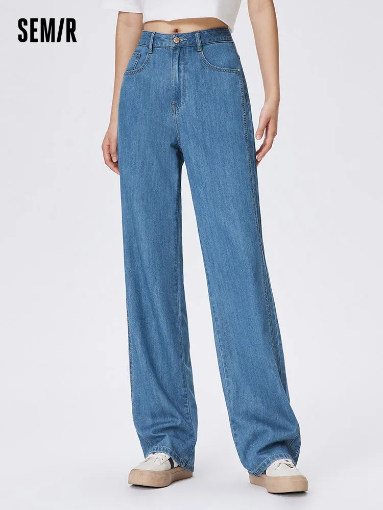 Women's Denim Comfortable Cool Wide Pants